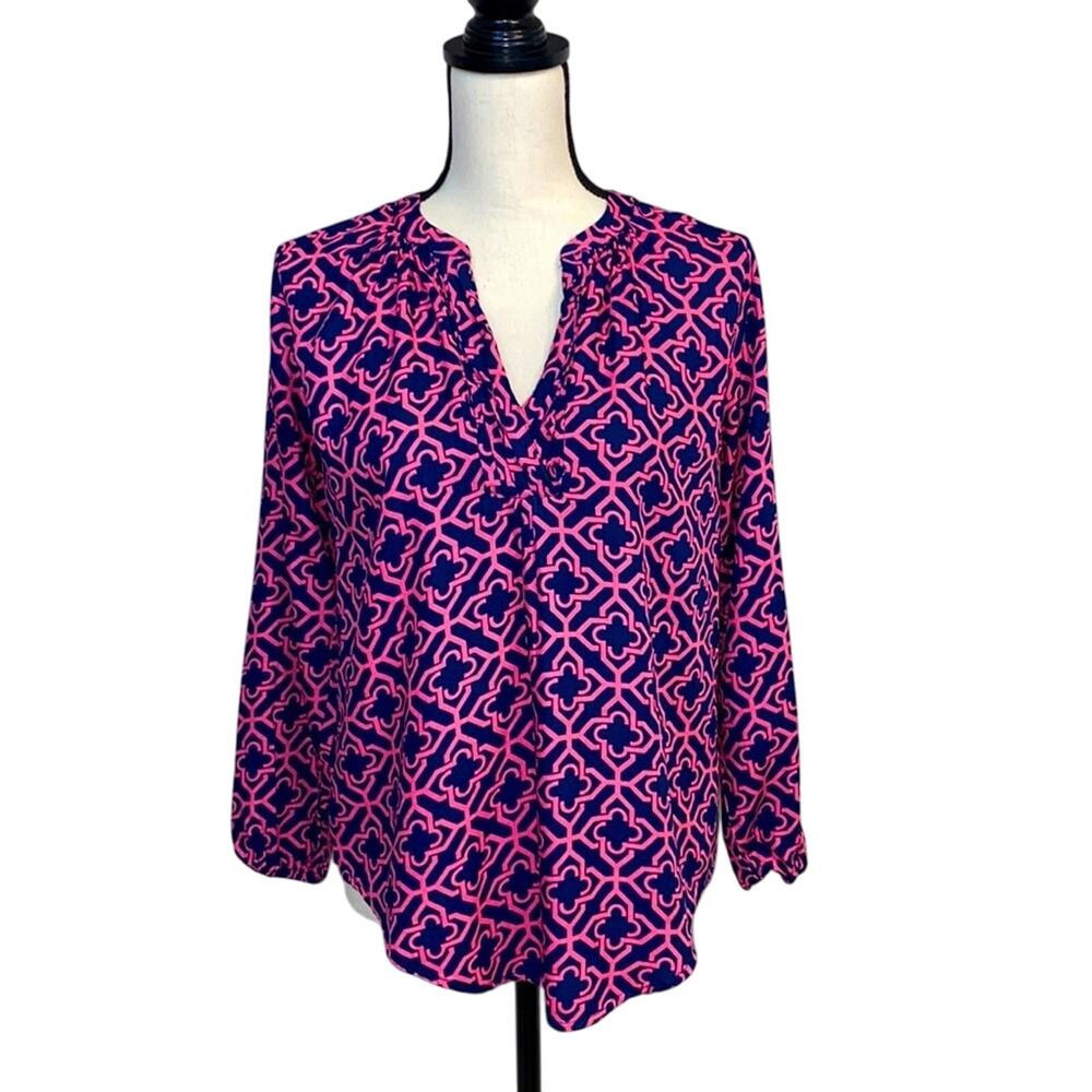 Escapada Geometric Design Top Size XS